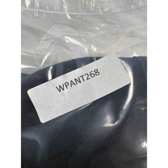 Lands’ End Women’s Mid Rise Navy Blue Pull On Stretch Chino Pants Size 10 - Picture 8 of 8